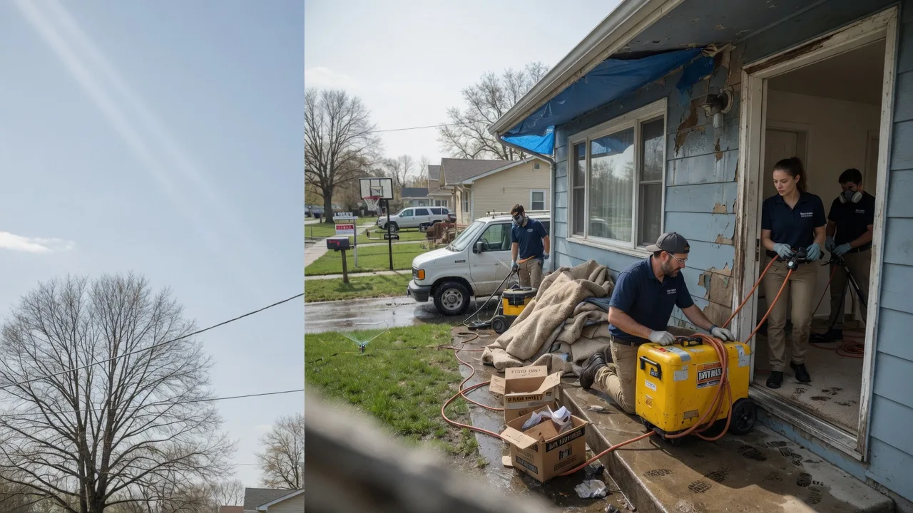 Basement Flood Cleanup in Edmond, OK near me